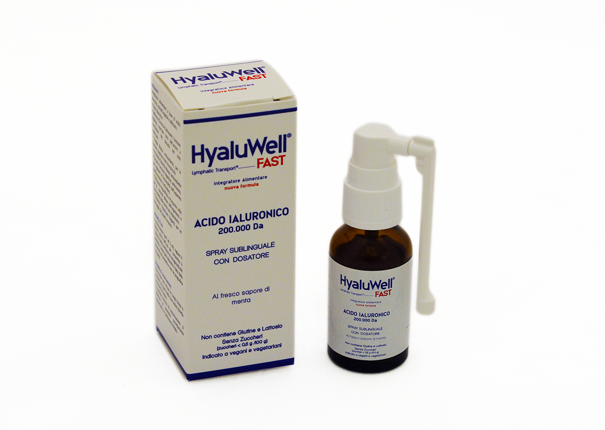 HyaluWell Complemento de comida rápida con ácido hialurónico
